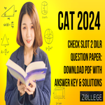 Download CAT 2024 Slot 2 DILR Question Paper PDF with Answer Key and Solutions